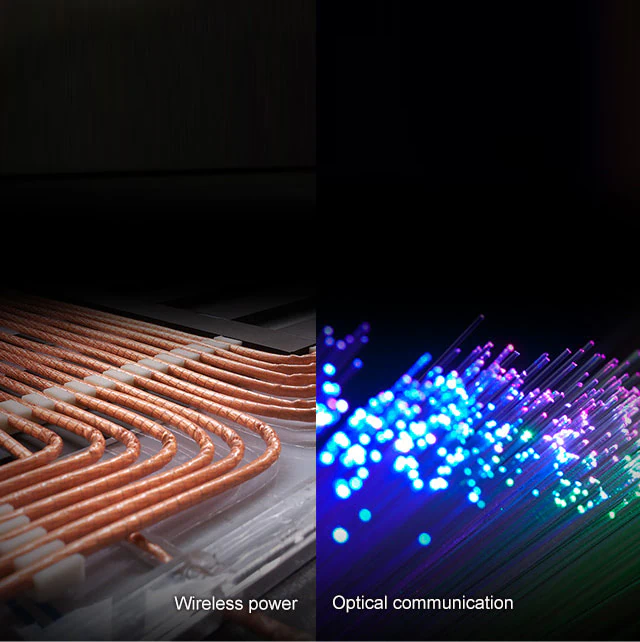 Optical-magnetic fusion, wireless power supply, and optical communication