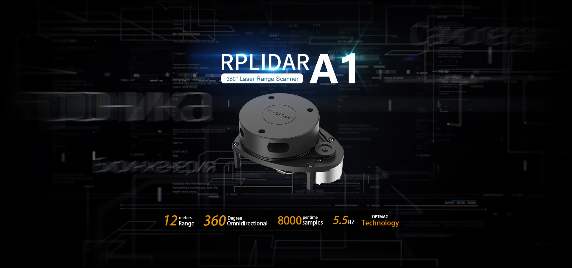 RPLIDAR A1 banner