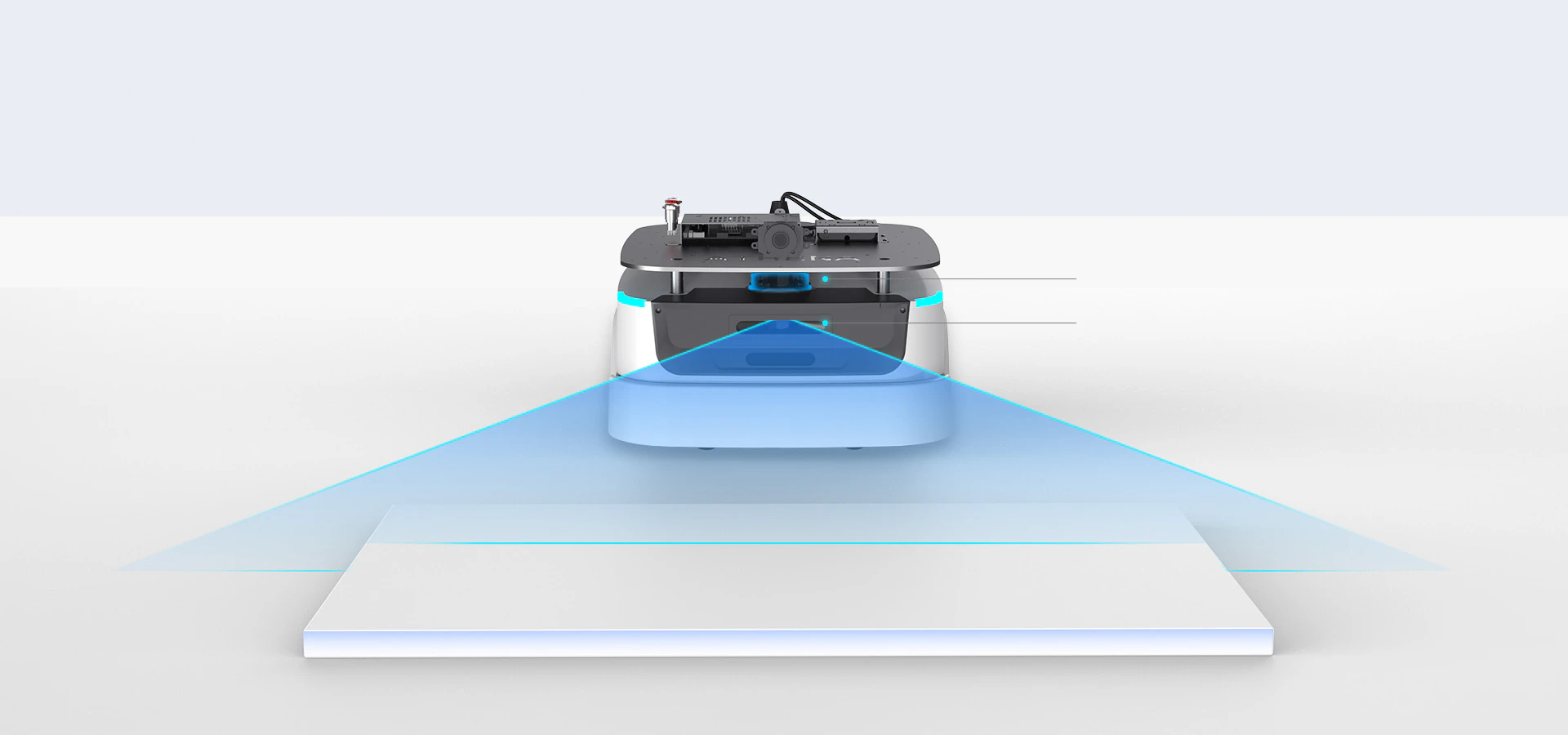 Athena 2.0 is equipped with a dual lidar + visual positioning and navigation system