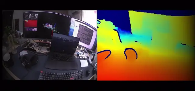 稠密深度感知演示