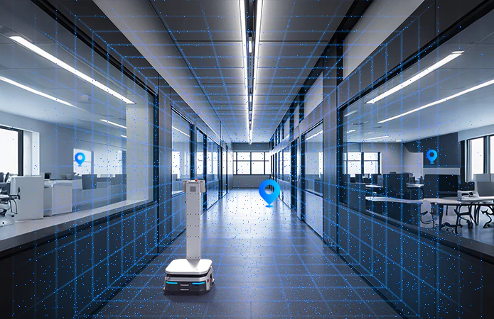 Optimal routes can be planned in long corridors