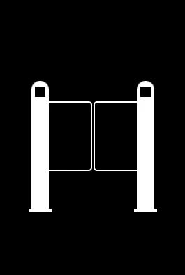 Connected turnstile icon