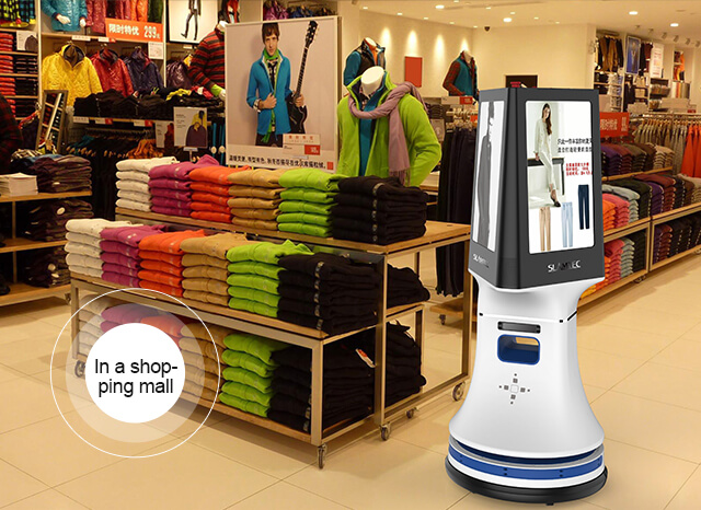 ZEUS robot platform be used in shopping malls
