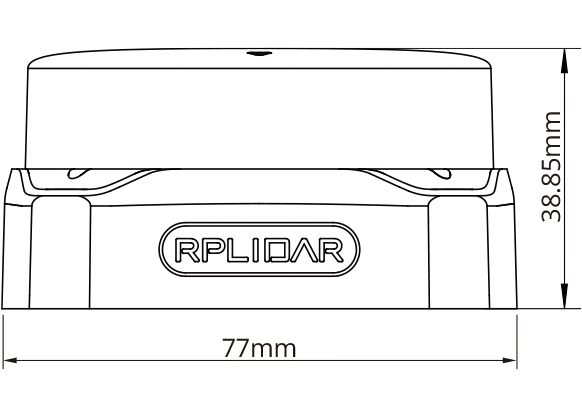 RPLIDAR S2 Dimensions