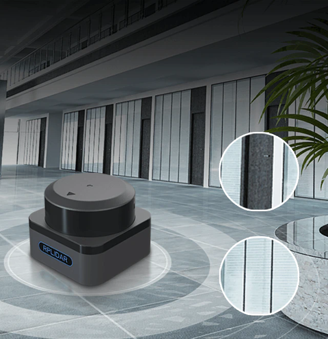 RPLIDAR S3 performs excellently in ranging under low reflectivity conditions