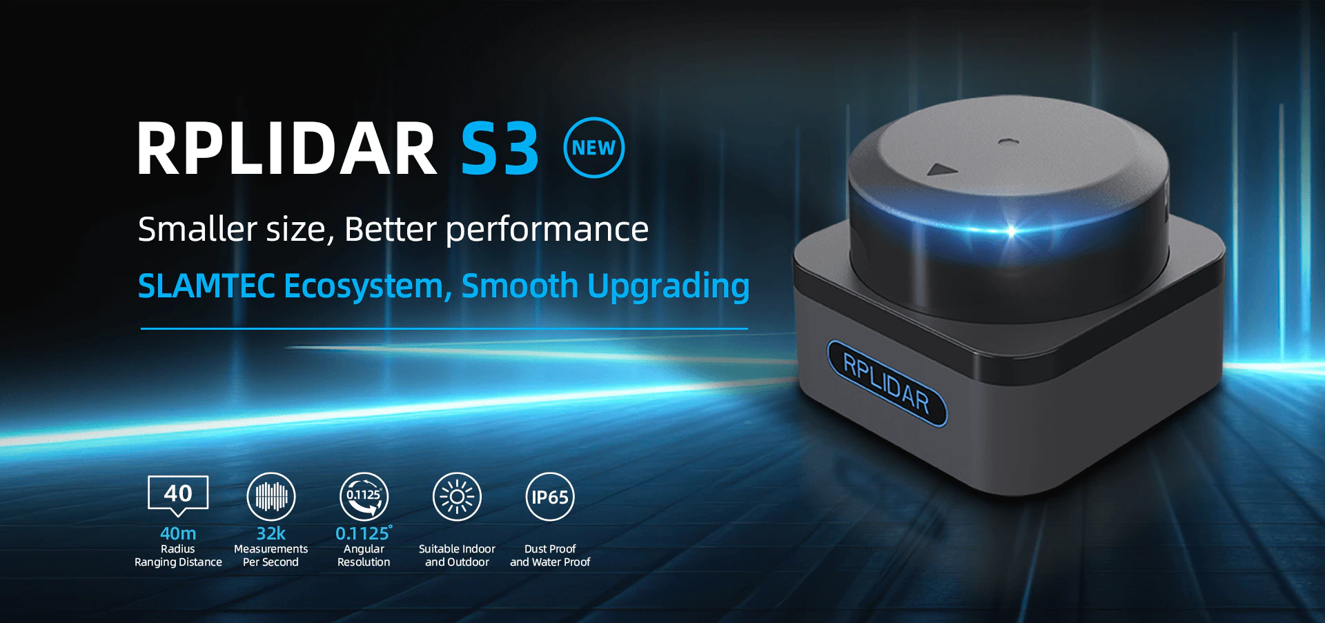 RPLIDAR S3 banner