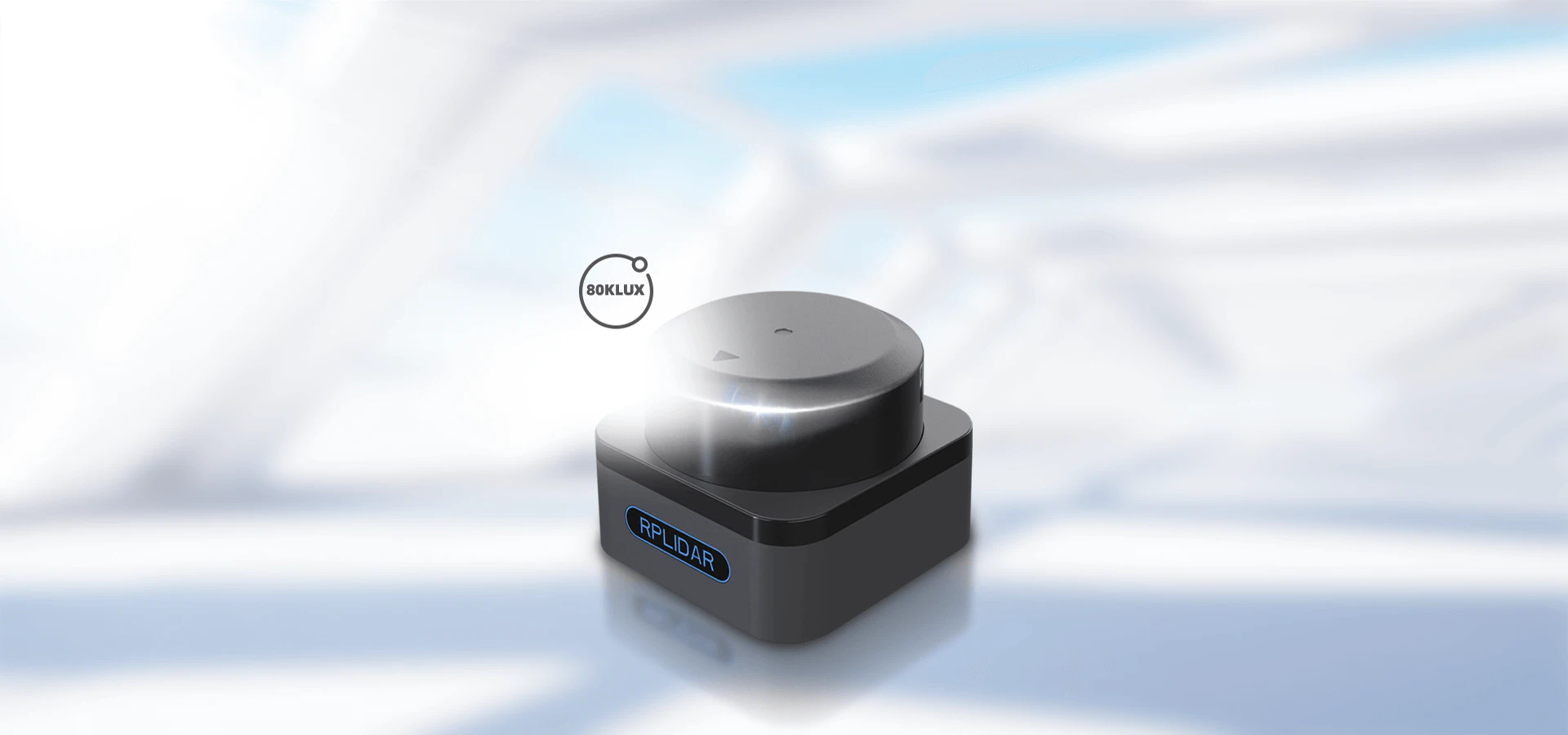 RPLIDAR S3 80KLux ambient light interference resistance